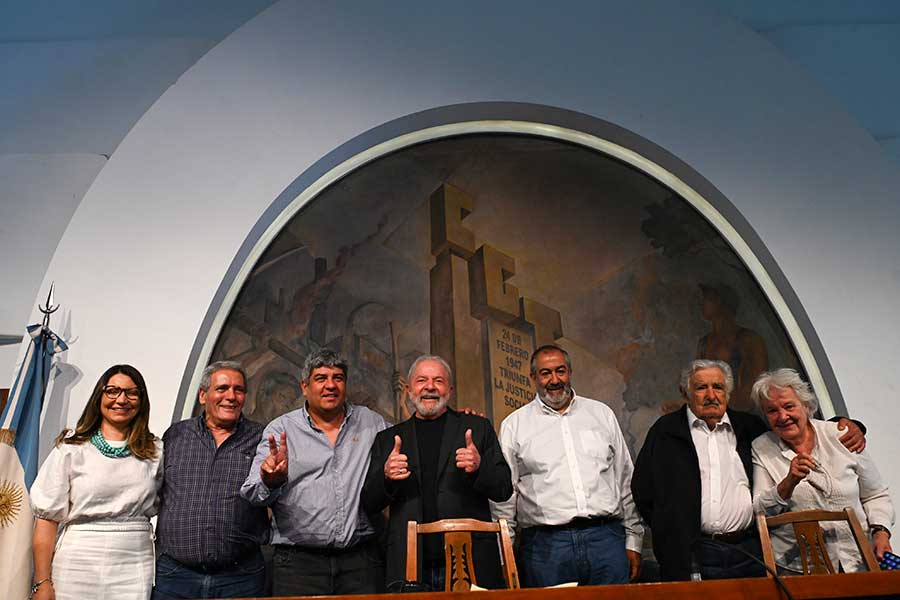 Lula y “Pepe” Mujica en la CGT: “Juntos somos fuertes y separados, frágiles”