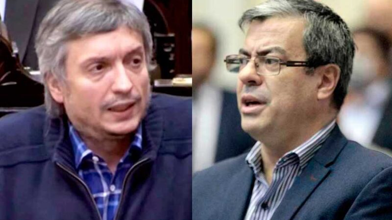 Germán Martínez se reunió con Máximo Kirchner para coordinar agenda de trabajo