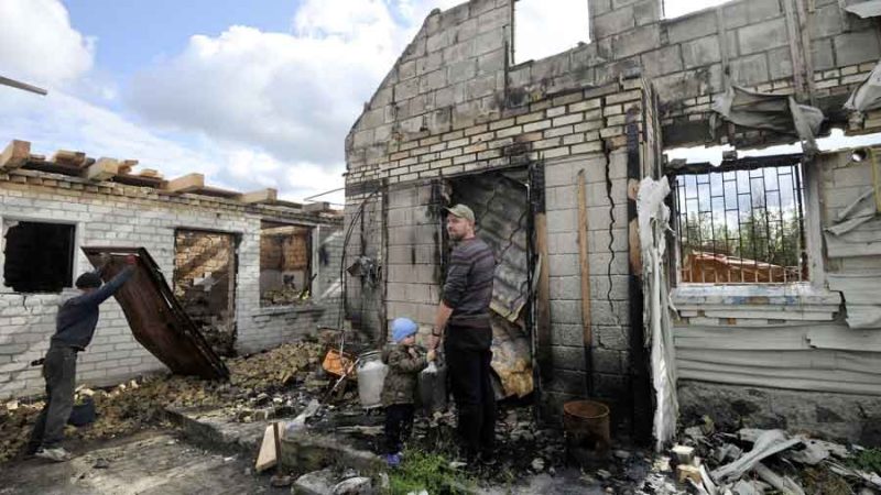 Al menos diez muertos y 60 heridos por bombardeos rusos en Kiev, la capital de Ucrania