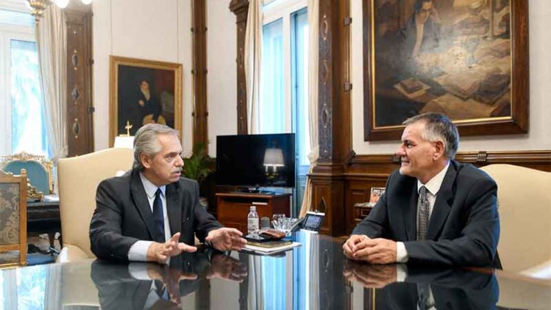 El presidente Alberto Fernández se reunió con Carlos Castagneto, titular de la AFIP