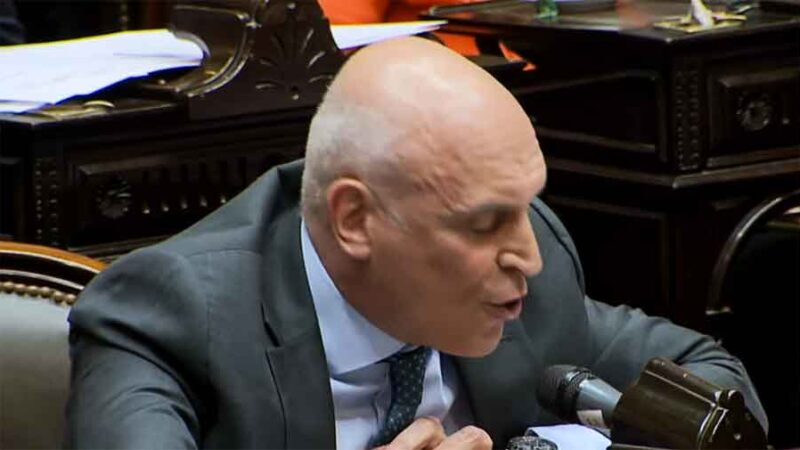 Agustín Rossi, tras su informe en Diputados: “El discurso de Espert es violento y fascista”