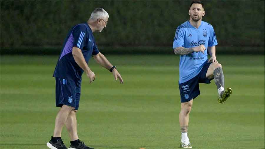 Alerta: Messi se entrenó diferenciado a tres días del debut mundialista