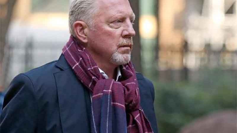 El extenista alemán Boris Becker salió de la cárcel en Londres por haber ocultado su patrimonio