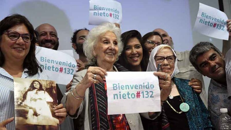 Abuelas de Plaza de Mayo anunció restitución de identidad de nieto 132: “Alegría por la verdad”