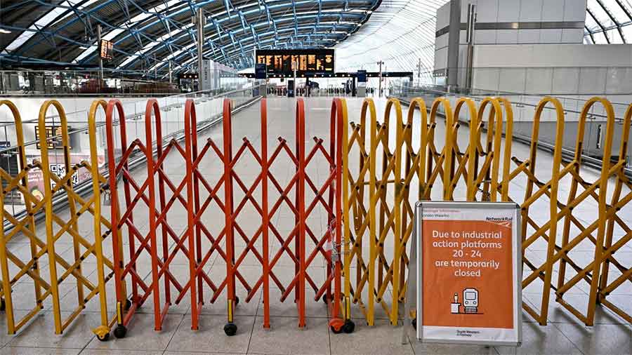 Ola de huelgas en el Reino Unido por la inflación: ferroviarios anuncian paros para Navidad