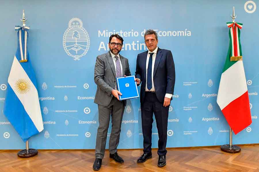 Refinanciación de la deuda: Argentina firmó un  convenio con Italia en el marco del acuerdo con el Club de París