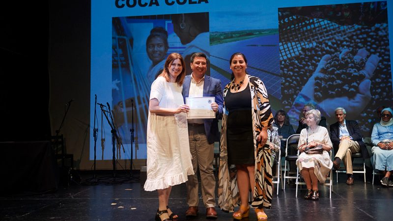 Coca-Cola Argentina es reconocida por sus acciones en sustentabilidad en el Foro Ecuménico Social