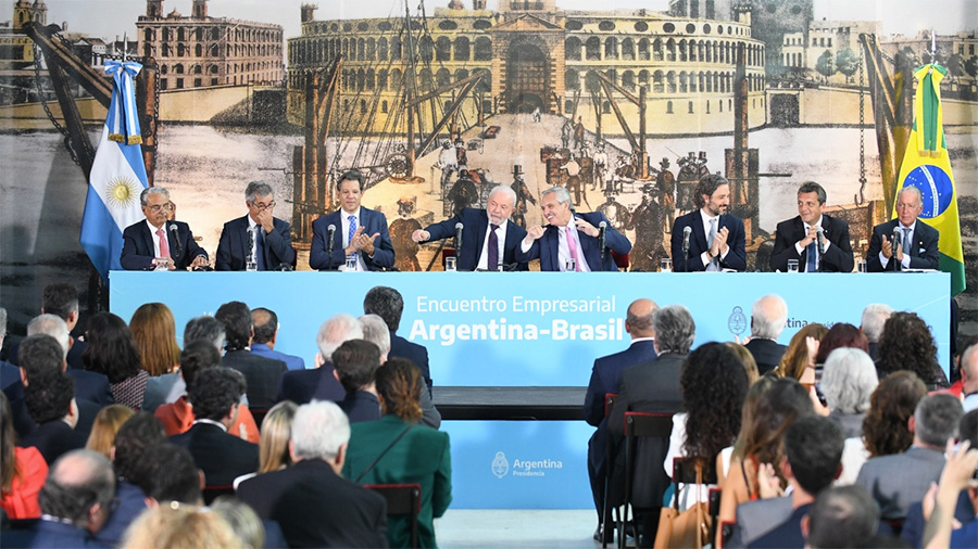 Alberto Fernández y Lula Da Silva encabezaron encuentro con más de 300 empresarios de ambos países
