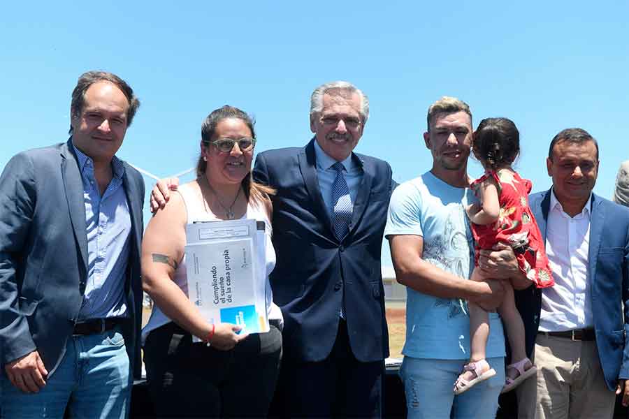 A fines de marzo vamos a llegar a las 100.000 viviendas  entregadas a lo largo y ancho de la Argentina”, dijo el presidente en  Misiones