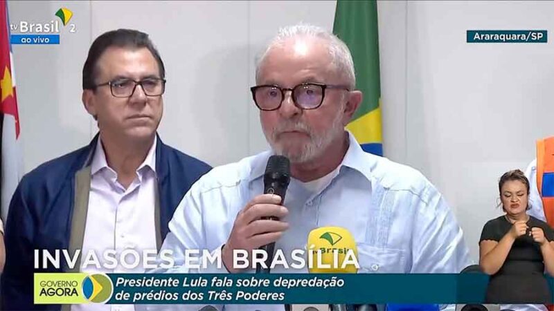 Lula decretó la intervención federal de los organismos de seguridad en Brasilia