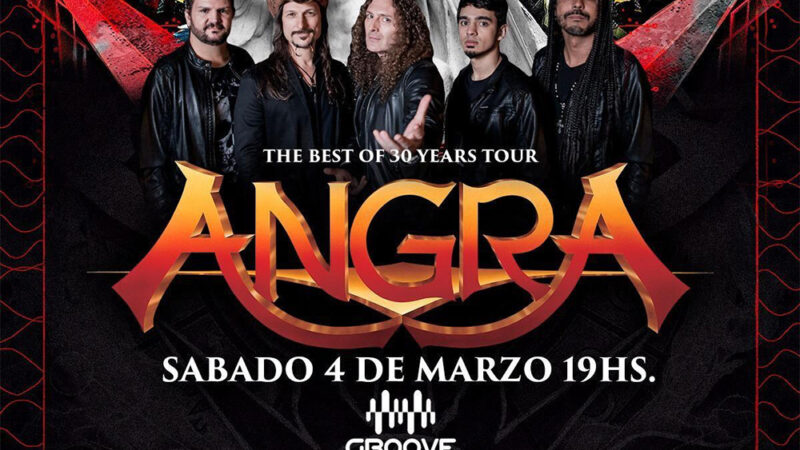 Angra regresa a la Argentina. 4 de Marzo en Groove