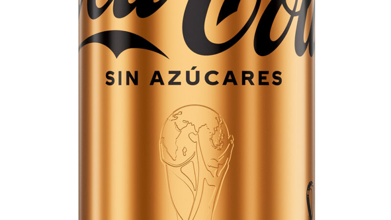 Coca-Cola lanza una lata dorada de edición limitada en homenaje a nuestros Campeones del Mundo