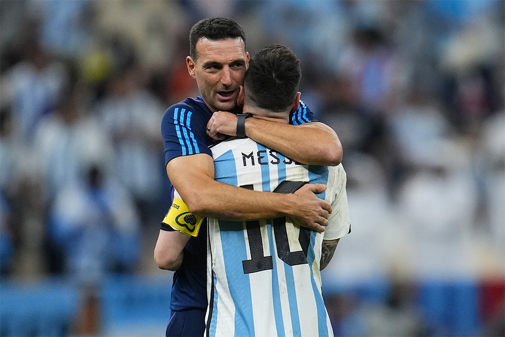 Scaloni: “No hacía falta que Messi gane un Mundial para ser uno de los grandes”