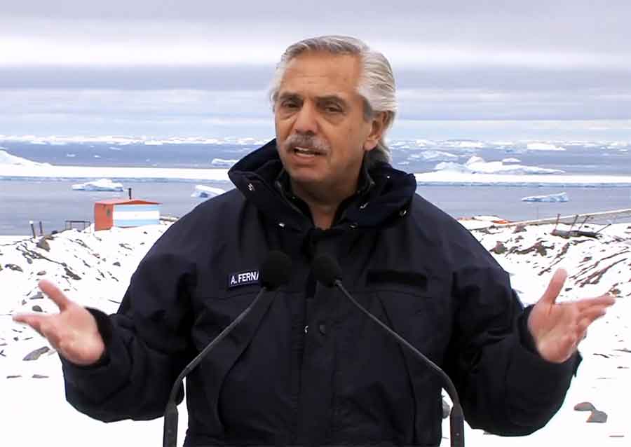 El Presidente dijo que la Antártida es “un enclave vital de la soberanía territorial y política”