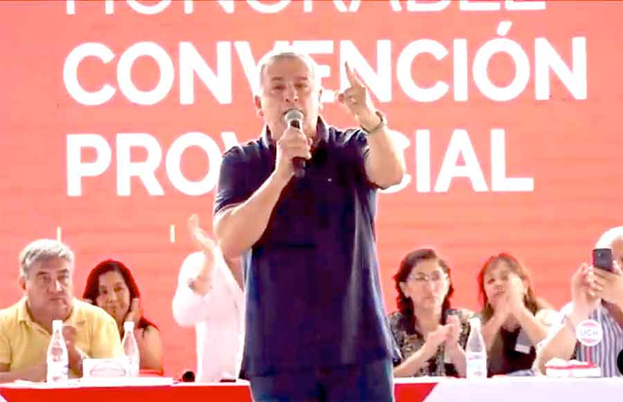 Morales dijo que tiene “muchas ganas de ser presidente” durante una Convención de la UCR en Jujuy