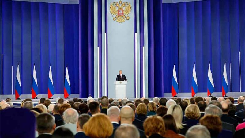 Putin anuncia que Rusia suspende su participación en el último tratado de desarme nuclear con EEUU