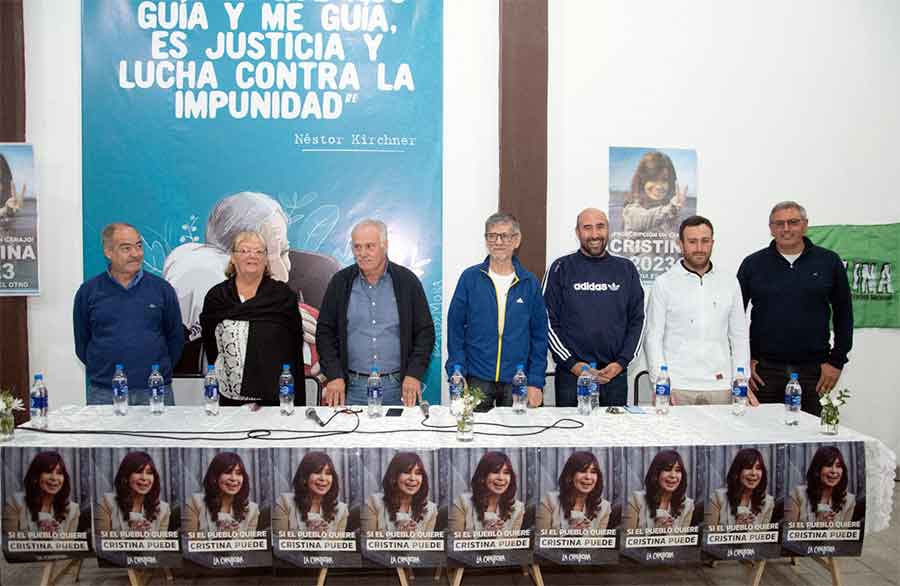El peronismo de la séptima sección pidió a Cristina Kirchner que sea candidata