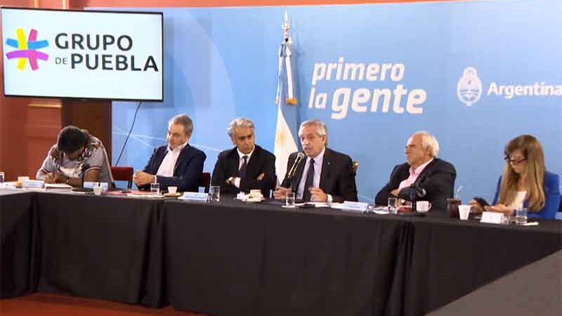 Alberto Fernández se reunió con el Grupo de Puebla y confirmó continuidad argentina en la Unasur