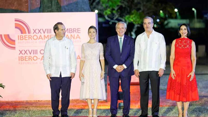 El Presidente asistió al acto de apertura de la Cumbre Iberoamericana
