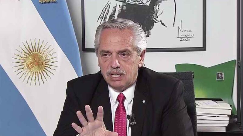 Alberto Fernández: “Mi preocupación no pasa por ser reelecto” sino “que no vuelvan al poder quienes nos dejaron esta deuda maldita con el FMI”