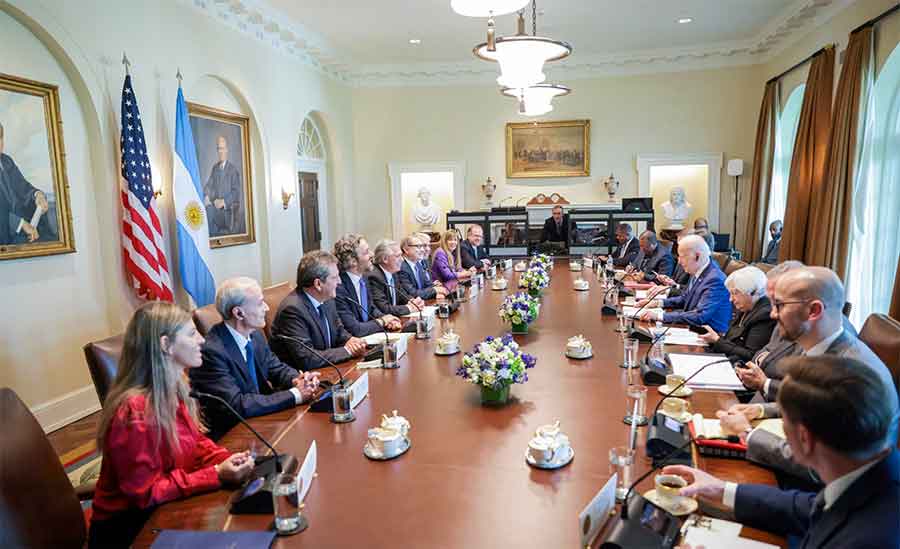 El Presidente mantuvo una reunión bilateral con su par de los Estados Unidos, Joseph Biden