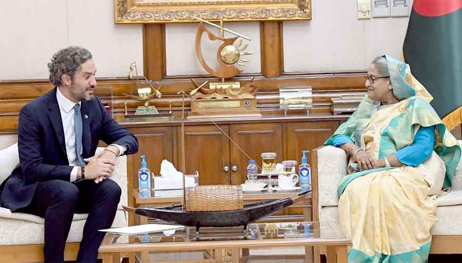 Cafiero se reunió con la primera ministra de Bangladesh para simplificar ingreso de productos