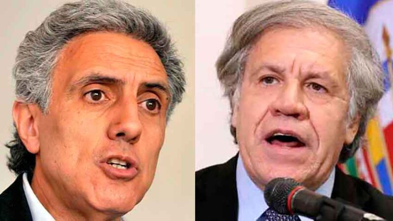 Almagro debe dejar la OEA “por todo lo que sucedió en la región bajo su gestión”, apuntó Raimundi