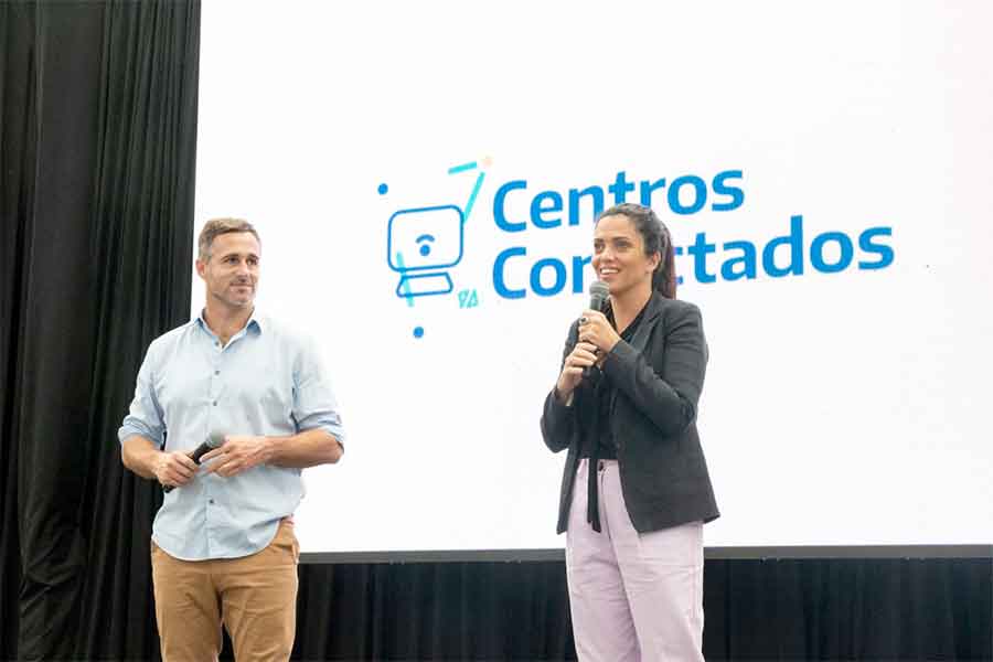 Volnovich y Achaval lanzaron el programa “Centros Conectados” en Pilar