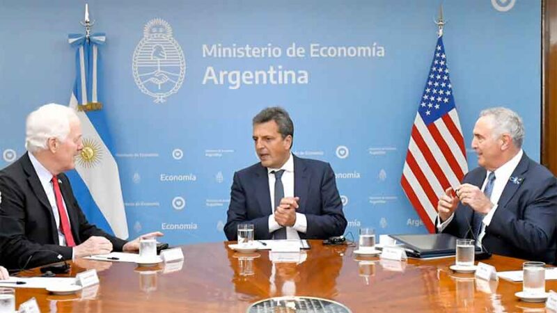 El Ministro Massa recibió a una delegación de Senadores Estadounidenses para fortalecer la cooperación económica y política
