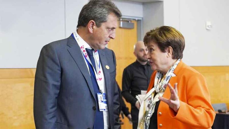 Massa se reunió con Georgieva tras acordar la reformulación del programa con el FMI