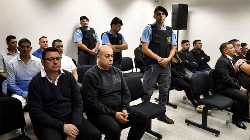 Quiénes son los 13 policías condenados por el crimen de Blas Correa
