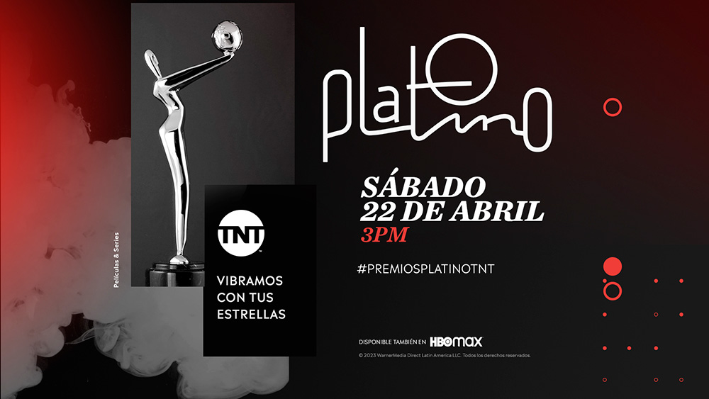 Los Premios Platino se verán en vivo el 22 de abril por TNT y HBO Max