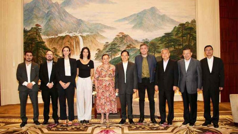 Máximo Kirchner destacó “el carácter colaborativo” de la relación entre Argentina y China