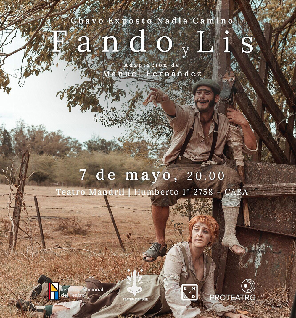 “Fanso y Lis” un clásico de Fernando Arrabal en el Teatro Mandril