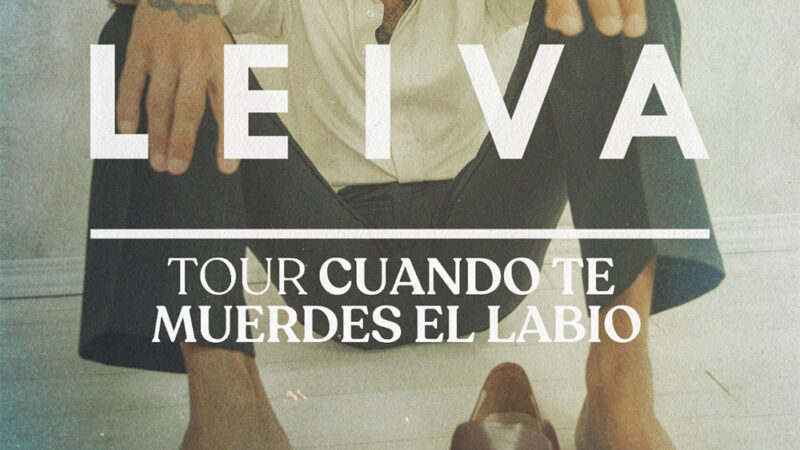 Leiva retoma su tour #CuandoTeMuerdesElLabio y se presenta en el Estadio Luna Park