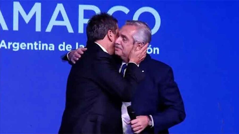 UxP se encolumnó detrás de Massa y Alberto Fernández lo definió como el “futuro presidente”