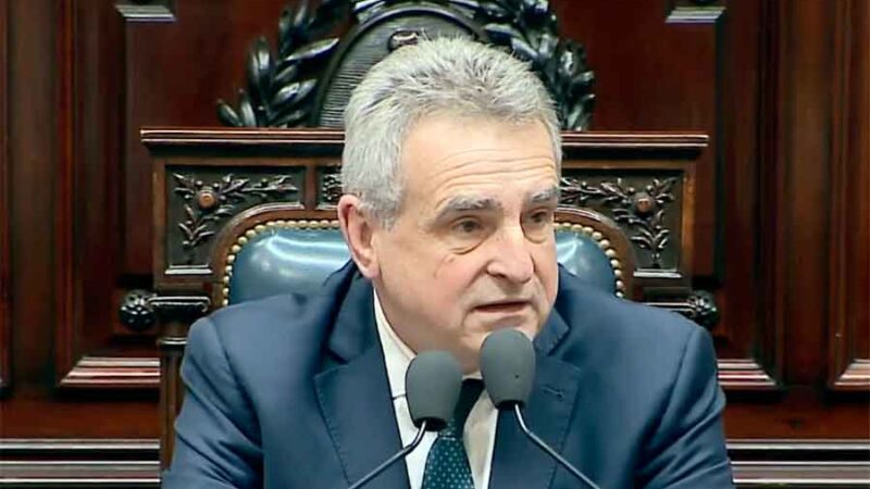 Agustín Rossi defendió en Diputados la política de empleo y cuestionó el endeudamiento del Gobierno de JxC