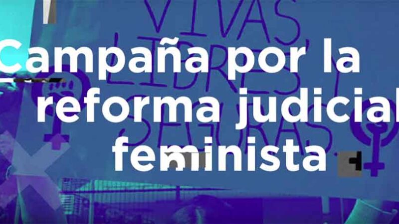 La “Campaña Nacional por una Reforma Judicial Feminista” se lanza el 29 de junio