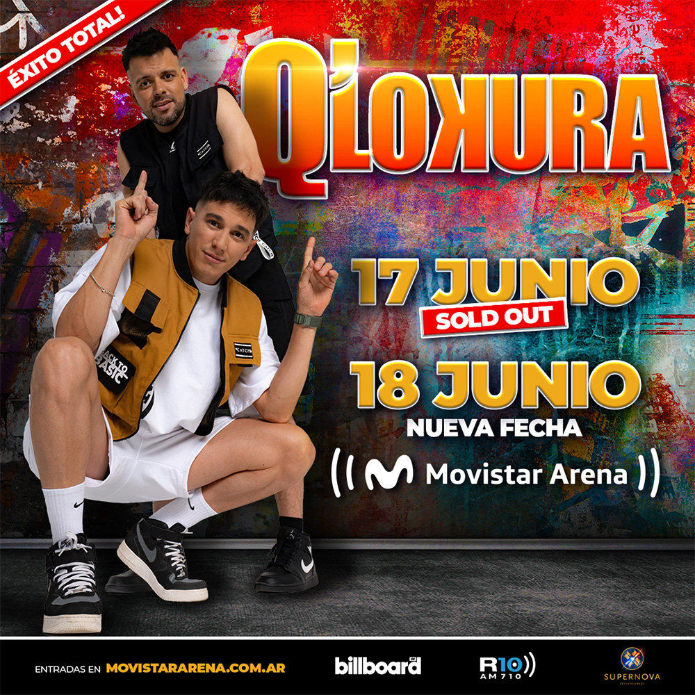 Q’Lokura llega al Movistar Arena el 17 y 18 de Junio