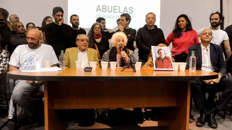 Abuelas confirmaron que el nieto restituido 133 es hijo de Cristina Navajas y Julio Santucho