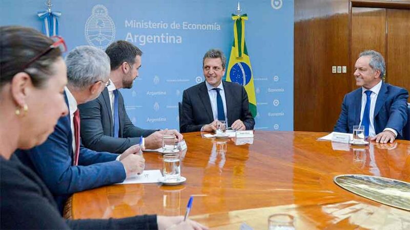 Massa dialogó con el gobernador de Rio Grande do Sul sobre integración comercial