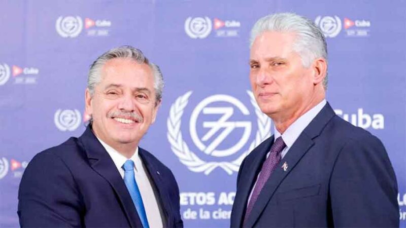 Alberto Fernández dijo que el G77 tiene una “la oportunidad de exigir igualdad” en este “cambio de época”