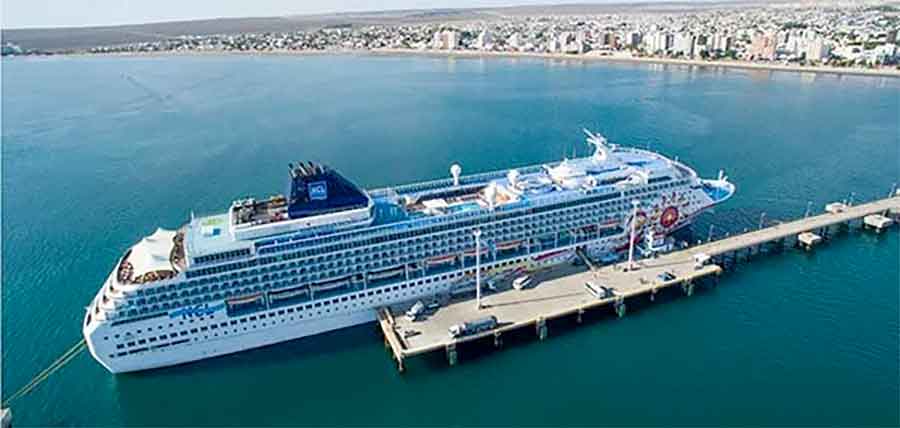 Esperan una temporada récord de turismo de cruceros en Puerto Madryn