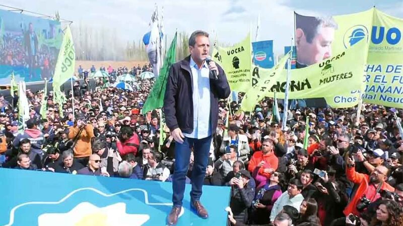 Massa en Neuquén: “Lo que viene es mejor, vamos a poner de pie a la Argentina”