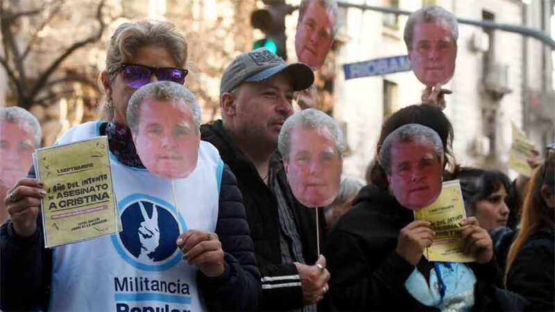 En el primer aniversario: Actos y marchas en reclamo de justicia por el ataque a Cristina