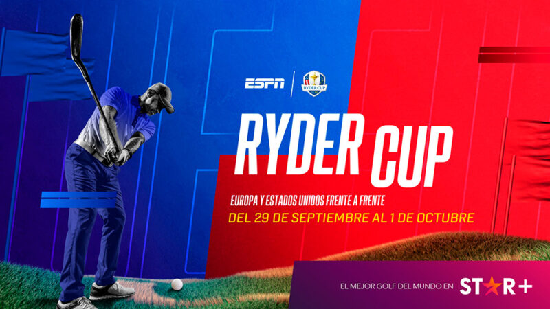 ESPN trae la electrizante Ryder Cup de golf en STAR+