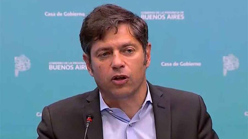 Kicillof cuestionó el sistema “arbitrario” de coparticipación y pidió “no fundir a los argentinos”