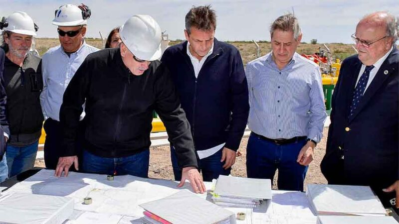 Massa confirmó los fondos para terminar el gasoducto de San Rafael, Mendoza