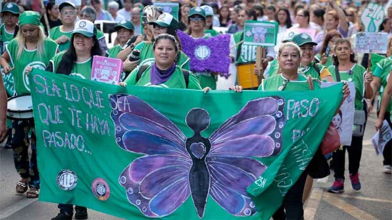25N: Marchas en las provincias por el Día Internacional de la Lucha contra la Violencia hacia la Mujer