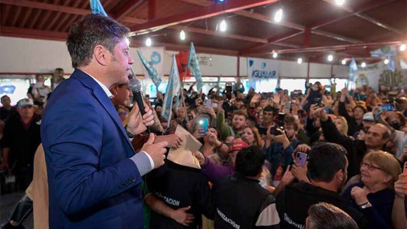 Kicillof: “Milei no ha respetado ningún valor argentino y se unió con lo peor de la clase política”